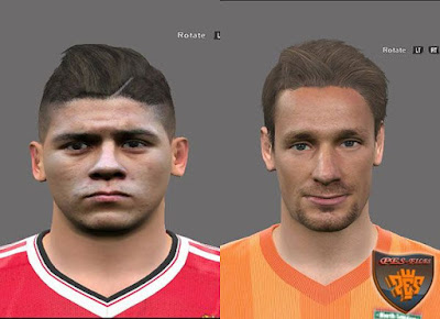 PES 2016 Marcos Rojo & Debuchy Face by Alief