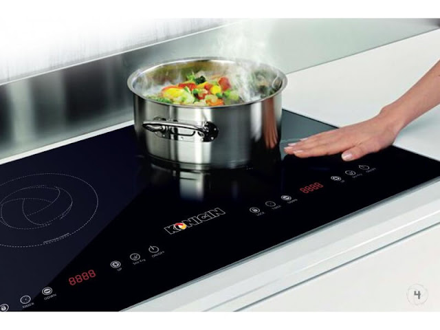 Bếp Từ Đôi Bonucci Bnc72066ls an toàn vì hoạt động bằng cách truyền trực tiếp nhiệt vào đáy nồi mà không cần làm nóng bếp