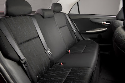 2011 Toyota Corolla Rear Seats