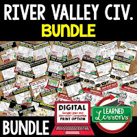 River Valley Civilizations, Ancient World History Mega Bundle, Ancient World History Curriculum, World History Digital Interactive Notebooks, World History Choice Boards, World History Test Prep, World History Guided Notes, World History Word Wall Pennants, World History Game Cards, World History Timelines