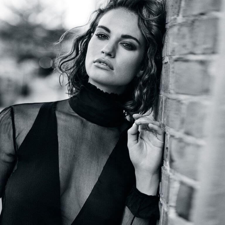 Lily James The Edit magazine September 2015 photo shoot