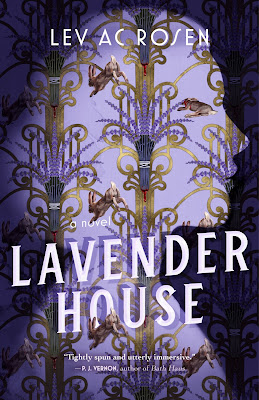 book cover of mystery novel Lavender House by Lev A.C. Rosen