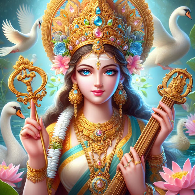 Goddess Saraswati Photos