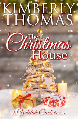 book cover of Christmas romance The Christmas House by Kimberly Thomas