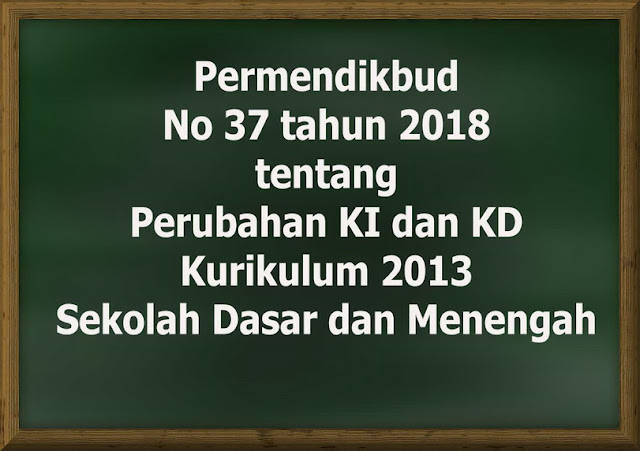 KI dan KD Sekolah dasar dan menengah