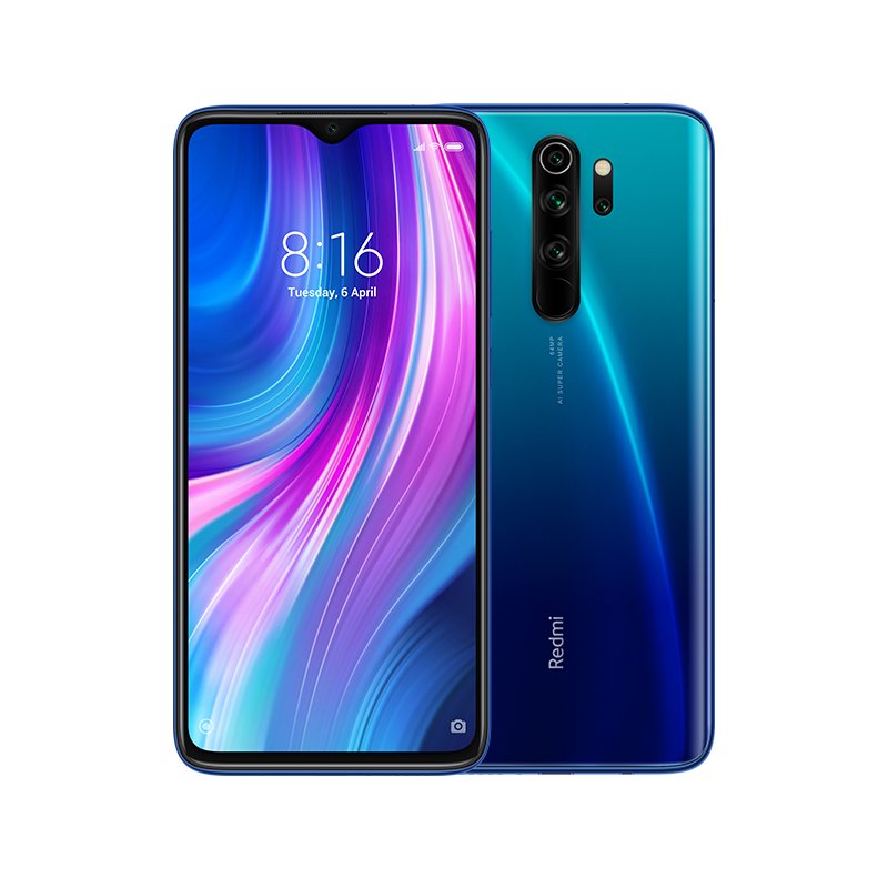 Redmi Note 8 Pro (Electric Blue, 6GB RAM, 64GB Storage with Helio G90T Processor)