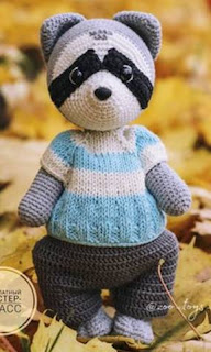 PATRON GRATIS MAPACHE AMIGURUMI 37999