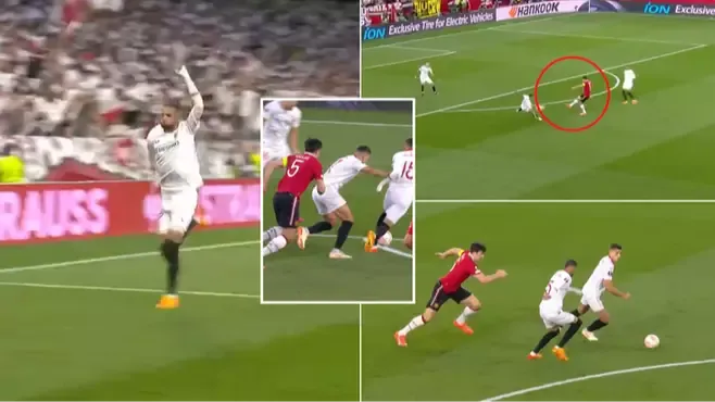 Harry Maguire has nightmare moment as Sevilla take the lead against Man United