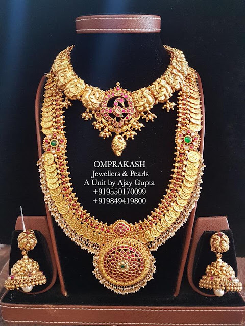 Kasu Mala Designs by Omprakash Jewellers