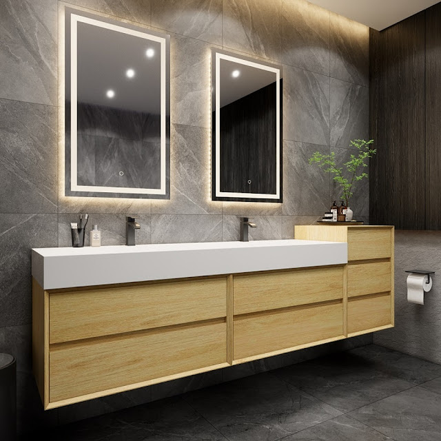 floating bathroom vanity