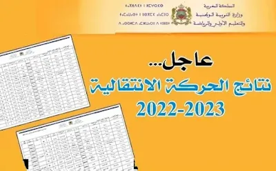 نتائج الحركة الإنتقالية 2023 عبر موقع haraka.men.gov.ma وموقع وزارة التربية الوطنية