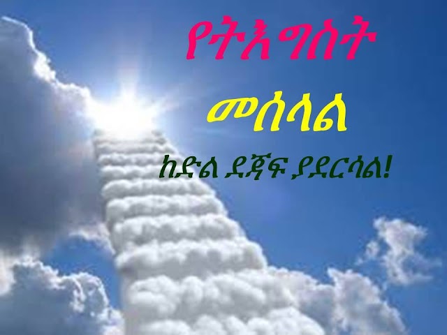 የትእግስት መሰላል ከድል ደጃፍ ያደርሳል!