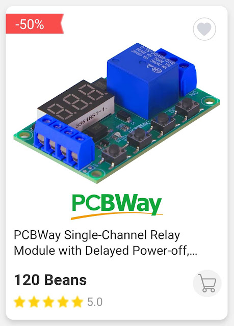 Modul Timer Relay di Gift Shop PCBWay