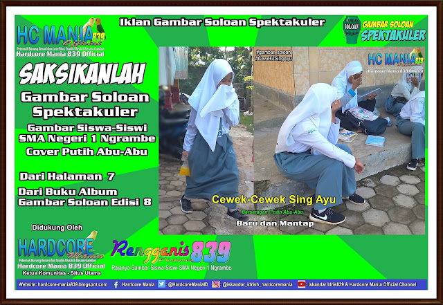 Iklan Gambar Soloan Spektakuler - Gambar Siswa-Siswi SMA Negeri 1 Ngrambe Cover Putih Abu-Abu 7-8