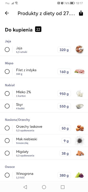 lista zakupów fabryka siły