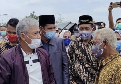 Bupati OKI Meminta Bangun Kembali Rumah Warga Terusan Laut Hingga Layak Ditempati