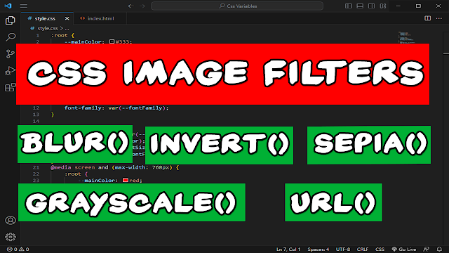 استخدام Css Filters لعمل تأثيرات جميلة على الصور