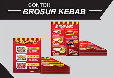 contoh brosur kebab, brosru kebab keren