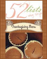 52 Lists #46 - Thanksgiving Menu on Homeschool Coffee Break @ kympossibleblog.blogspot.com - includes recipes for Pineapple Casserole and Cranberry Crumble