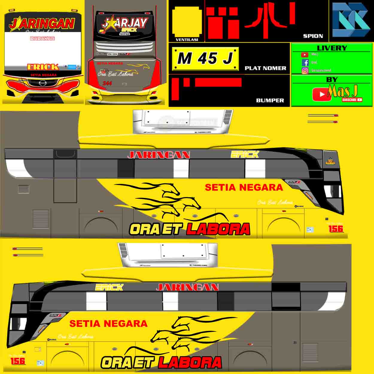 livery bussid setia negara hd