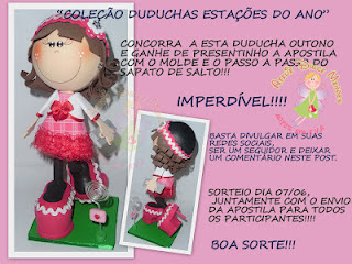 SORTEIO NO BLOG DULCE MENDES!!!