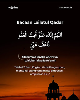 Doa Lailatul Qadar