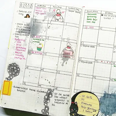 contoh monthly log bullet journal indonesia