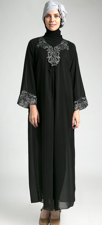  Contoh ekspresi dominan model baju muslim kaftan muslimah modis dari harga murah hingga dengan terma Info 50 Model Baju Muslim Kaftan Terbaru 2019