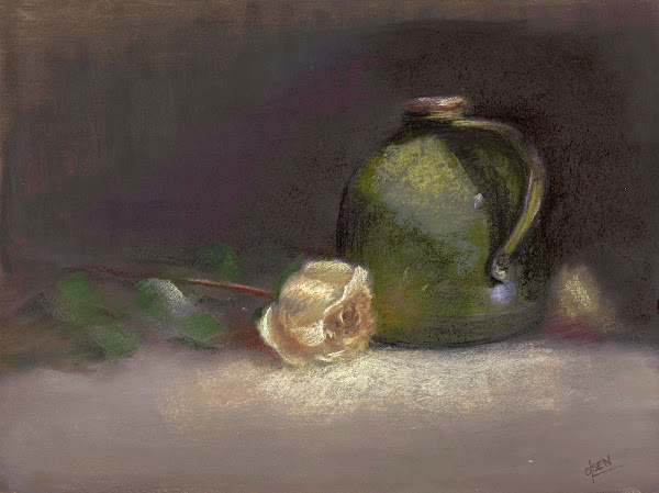 Jug with Roses painting by Christy Olsen