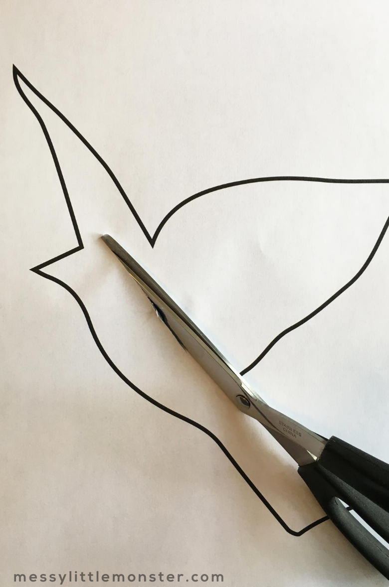 cut bird template printable