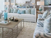 Aqua Blue Living Room Decor