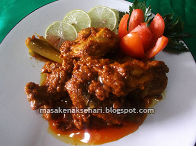 Resep Ayam Bumbu Rendang