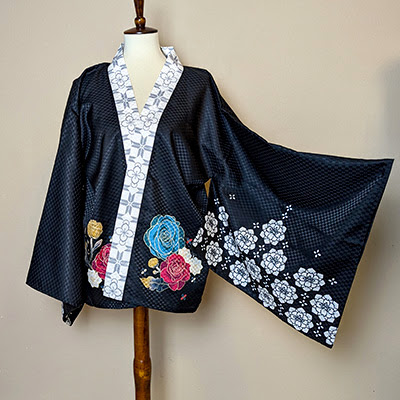 Atelier 17 x Natsuko Rosa Chinensis Kimono Sleeve Jacket (2021)