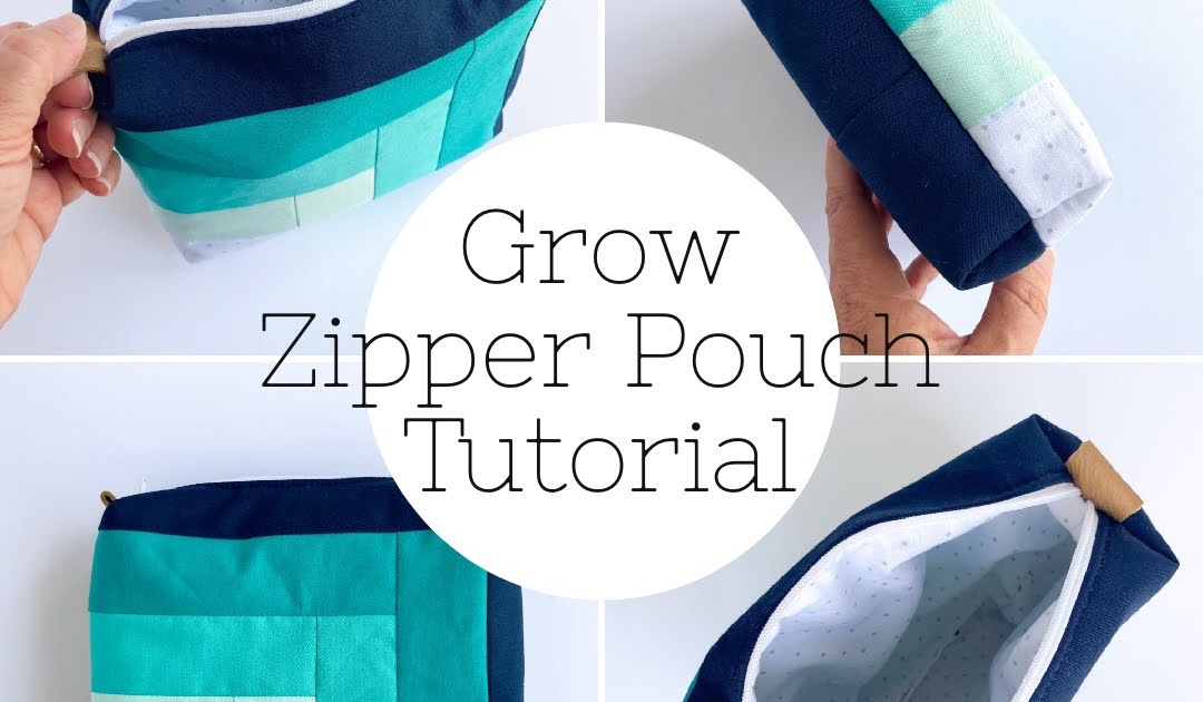 Blue Susan Makes: Grow Zipper Pouch Tutorial with Boxed Corners