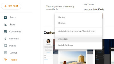 how to install blogger template by edit HTML in blogger theme