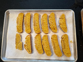 Pumpkin Biscotti ghosts