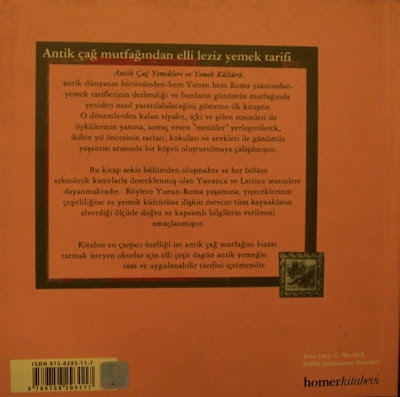 ANTİK ÇAĞ YEMEKLERİ VE YEMEK KÜLTÜRÜ - ARKA KAPAK