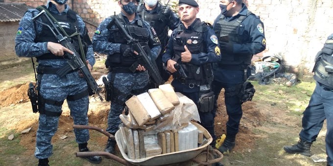 Equipe do 'Gusmão' prende quadrilha com 65 quilos de maconha e arma