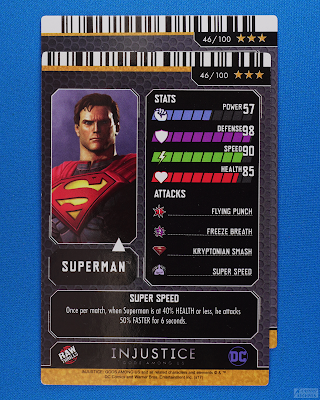 2017 Raw Thrills Injustice Arcade - Series 01 Beta Barcodes