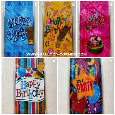 Plastik Pembungkus Snack Motif HAPPY BIRTHDAY Ukuran Sedang