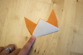 How to Fold Origami Fox Finger Puppets with Kids AND an awesome fall fox-themed book list