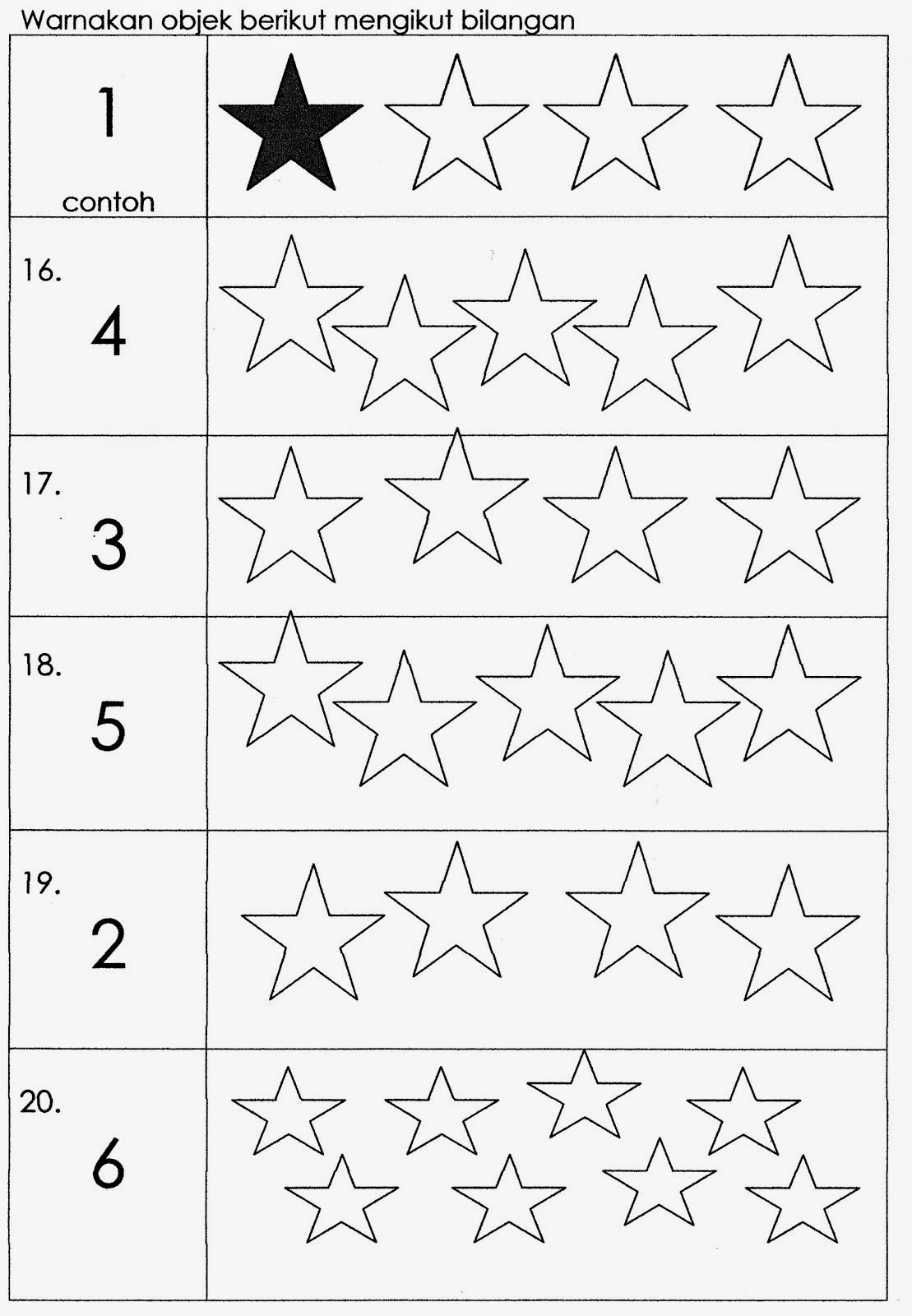 Kids world: Lembaran Latihan Matematik