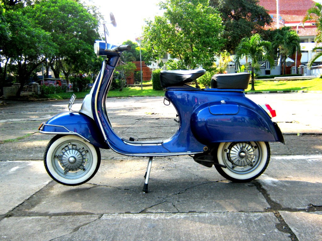 Modifikasi Vespa Super 1966 2014