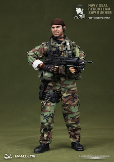 Damtoys 1/6 scale Navy SEAL Recon Team SAW Gunner  - Tears of the Sun