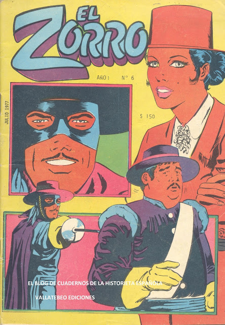 El Zorro nº6. Editorial MO.PA.SA, 1977