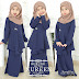 Kurung Little Nureen Navy Blue (LN03)