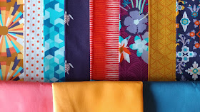 Aura fabrics by Mister Domestic for Art Gallery Fabrics