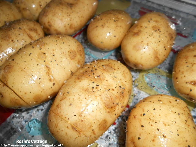 Marvellous Mini Hasselback Potatoes - Season with rock salt and ground black pepper