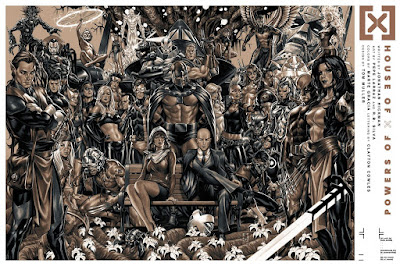 San Diego Comic-Con 2020 Exclusive X-Men “House of X  Powers of X” Marvel Screen Print by Mark Brooks x Mondo