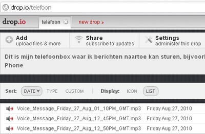 drop.io/telefoon
